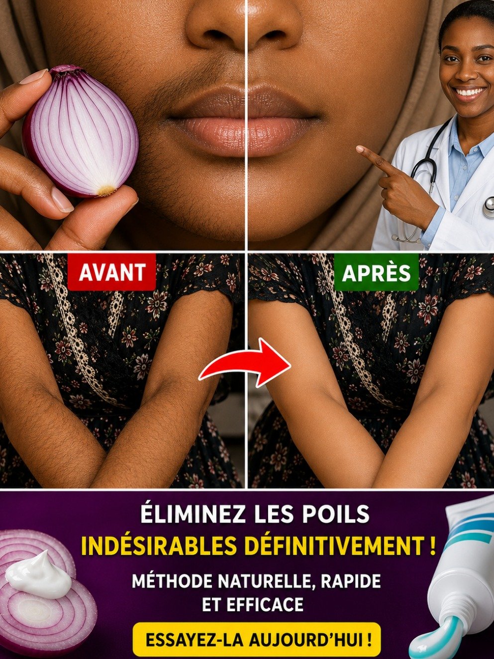 Le Secret Choc pour une Peau Douce : Éliminez vos Poils SANS DOULEUR en 2 Minutes avec CET Ingrédient de Cuisine Insoupçonné !