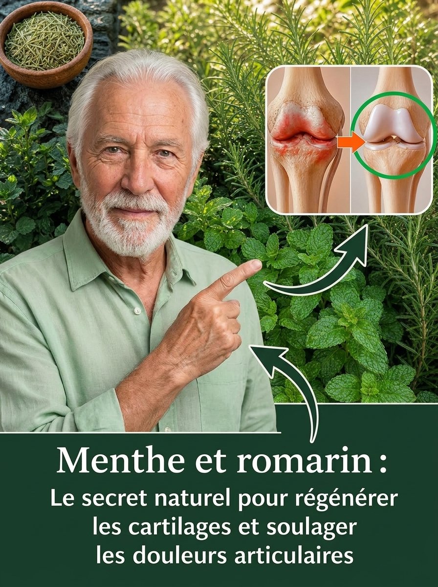 💥 Le Secret MILLÉNAIRE Révélé : Ce Duo Naturel (Menthe & Romarin) VA RÉGÉNÉRER Votre Cartilage et Éliminer Vos Douleurs Articulaires pour de Bon !
