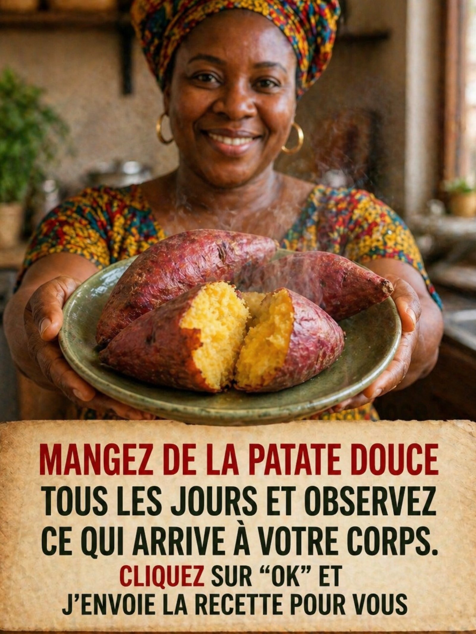 Le Secret Énergétique que Personne ne Vous Dit : Pourquoi la Patate Douce Va Révolutionner Votre Santé et Votre Corps !