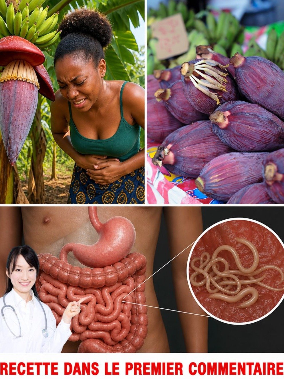 Ne jetez PLUS JAMAIS ça ! Si cette plante pousse chez vous, vous avez un TRÉSOR de santé inestimable (le cœur du bananier)