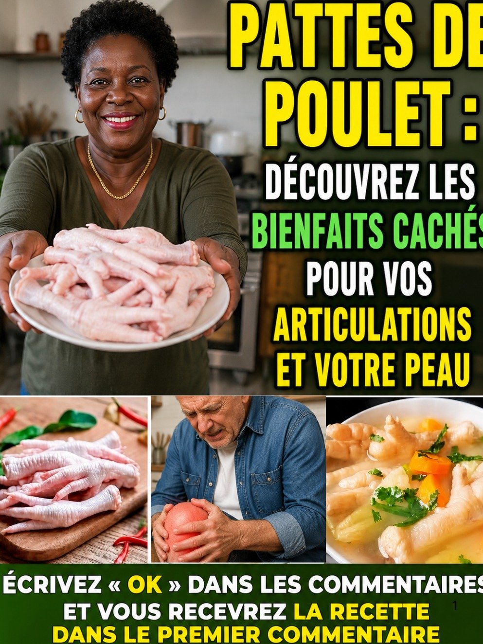 Le Secret Anti-Âge Oublié : 5 Bienfaits Surprenants des Pattes de Poulet pour des Articulations de Rêve et une Peau Éclatante !