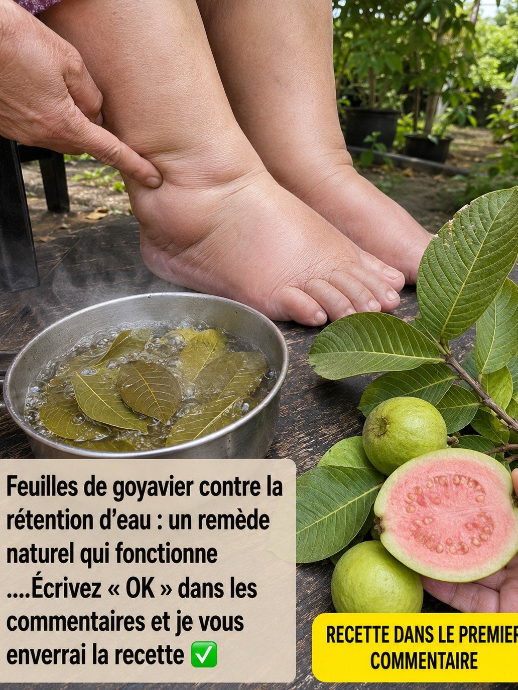 Gonflements et Jambes Lourdes ? Découvrez Le Secret Naturel des Feuilles de Goyavier Qui Va Tout Changer !