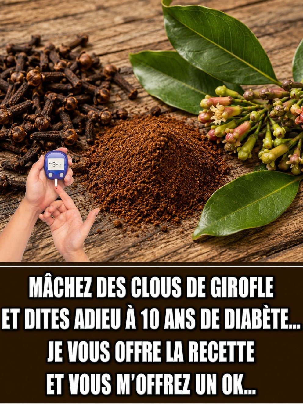 Le Secret OUBLIÉ : Mâchez 2 Clous de Girofle par Jour et Débloquez 9 BIENFAITS INCROYABLES pour Votre Corps (Surtout Après 45 Ans) !