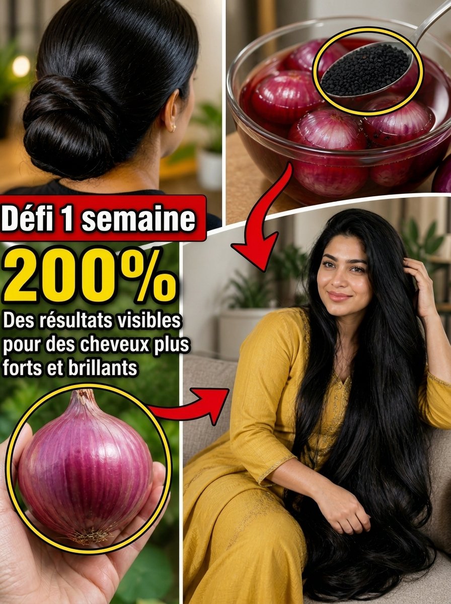 Le Vrai Secret de l'Oignon pour Des Cheveux Plus Forts : Ce Que Personne Ne Vous Dit sur la Routine Virale de 7 Jours !