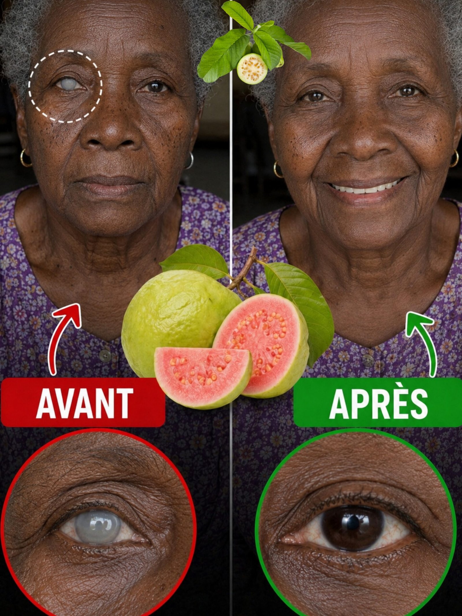 Révélation Anti-Âge : 3 Graines et la Goyave, Le Cocktail Naturel pour une Vision Éclatante Après 50 Ans !