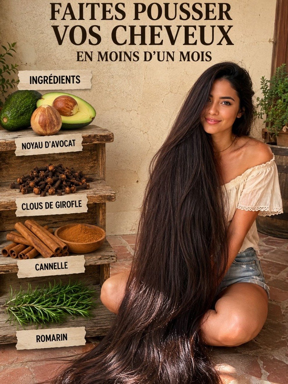 Le Secret Viral pour des Cheveux Longs et Éclatants : Cette Huile Naturelle Maison Va Révolutionner Votre Pousse !