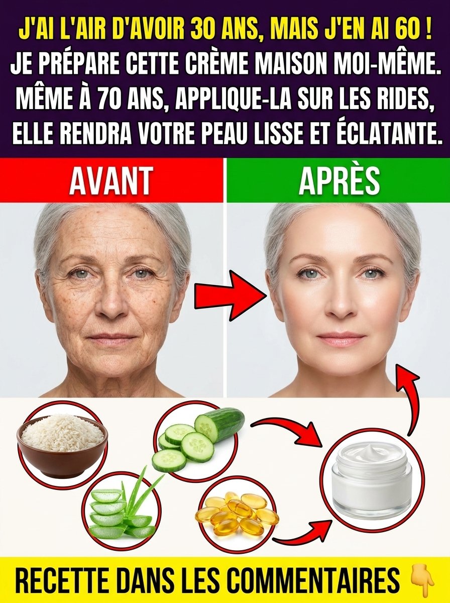 Le SECRET que 99% des femmes de plus de 60 ans IGNORENT sur leur peau (et qui efface rides et taches en 20 min !)
