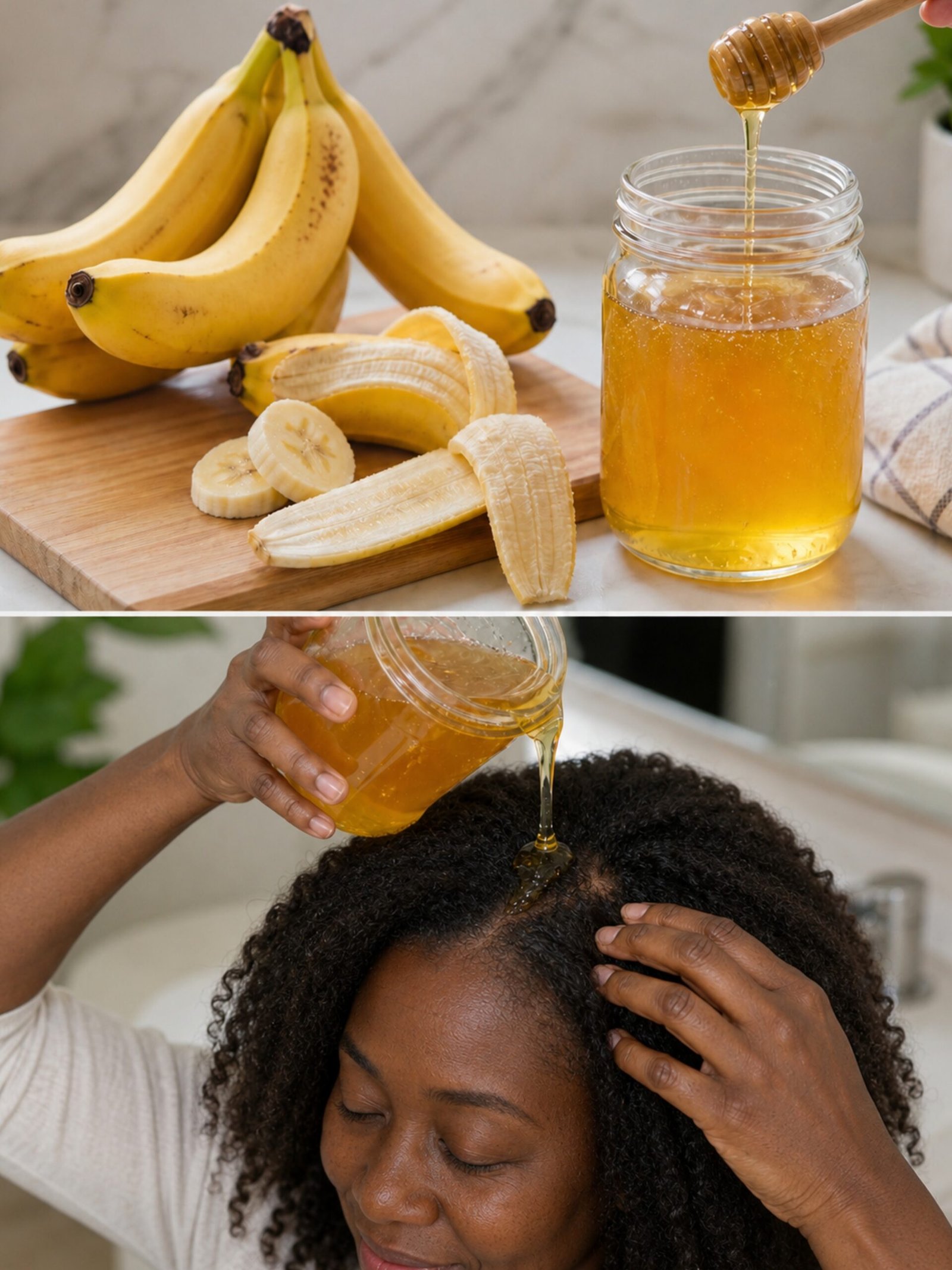 Arrêtez TOUT ! Si Vous Jetez Vos Peaux de Banane, Vous Manquez le Secret Viral pour des Cheveux de Rêve Après 40 Ans