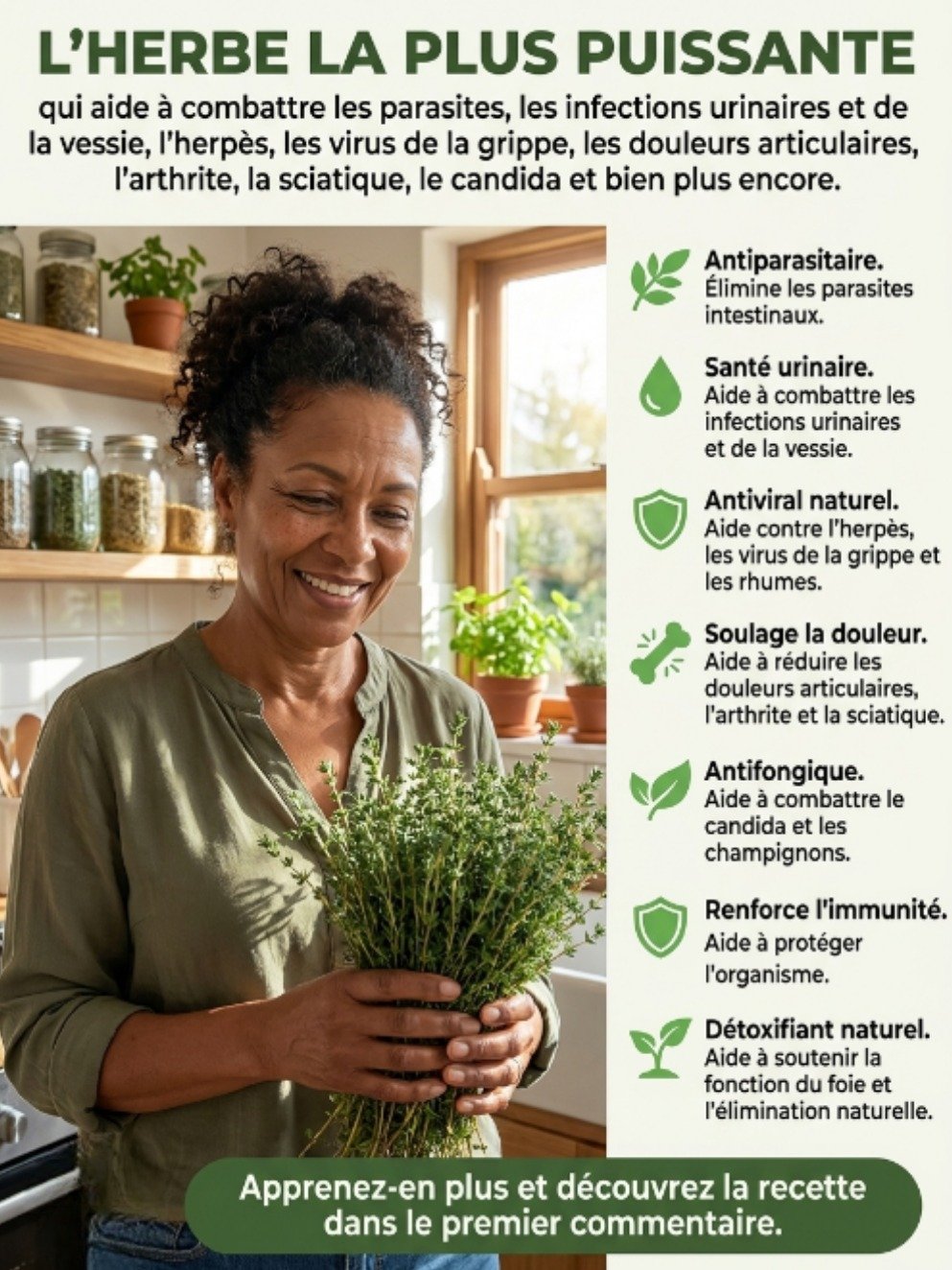 Arrêtez Tout ! Le Thym Est L'Herbe La Plus PUISSANTE Pour Nettoyer, Guérir & Protéger Votre Corps – Vous DEVEZ Connaître Ses Secrets !