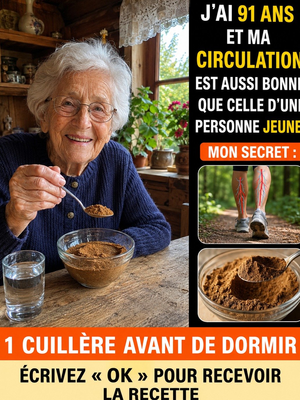 Révélation ! Cette Collation Nocturne Inattendue Va Rajeunir Vos Jambes et Booster Votre Circulation Pendant Votre Sommeil !