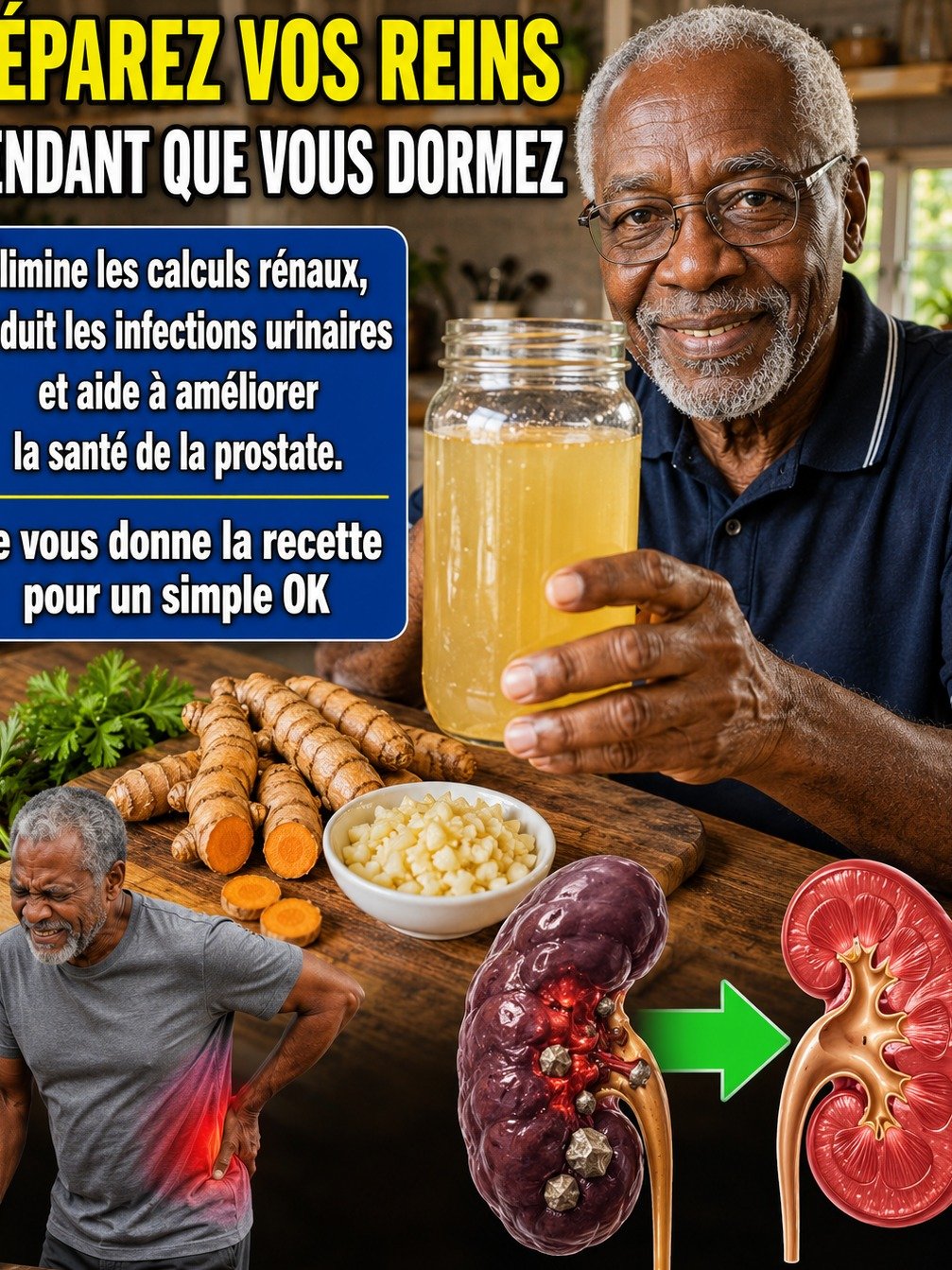 Le secret insoupçonné de votre boisson nocturne : 9 personnes sur 10 ignorent cette habitude vitale pour leurs reins !