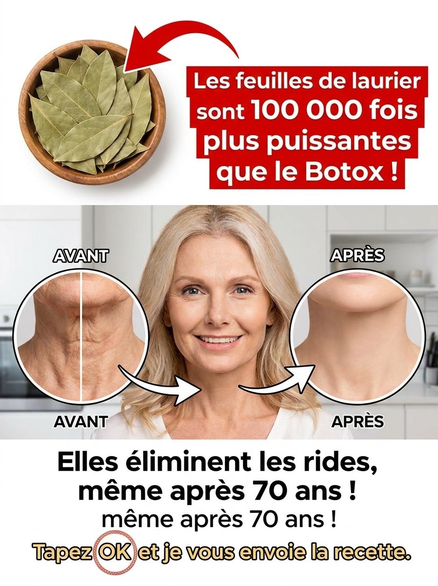STOP aux Rides ! Ce SECRET Ancestral à la Feuille de Laurier Va Transformer Votre Peau en Quelques Semaines !