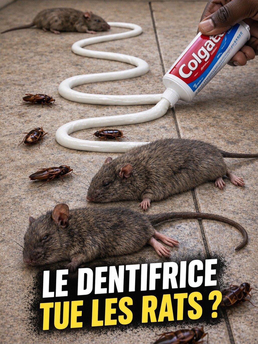Le Secret ÉCONOMIQUE que Les Pros de la Désinsectisation Gardent Jalousement : Chassez Souris, Cafards et Fourmis avec UN Simple Tube de Dentifrice !
