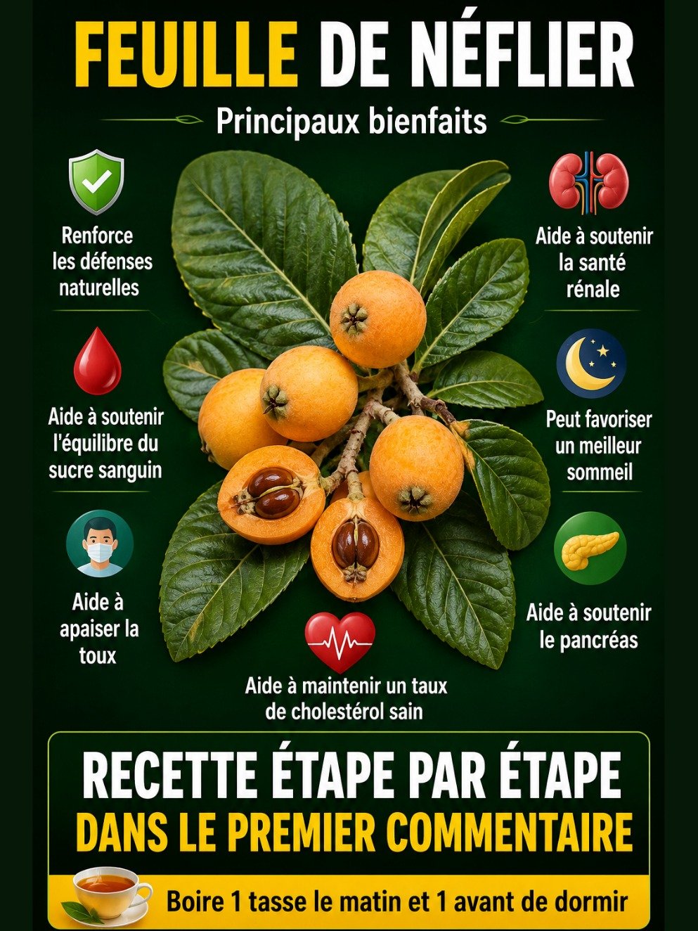 Le Secret Que Personne Ne Vous Dit : Ces Feuilles de Néflier Vont Booster Votre Santé de 20 Façons Incroyables !