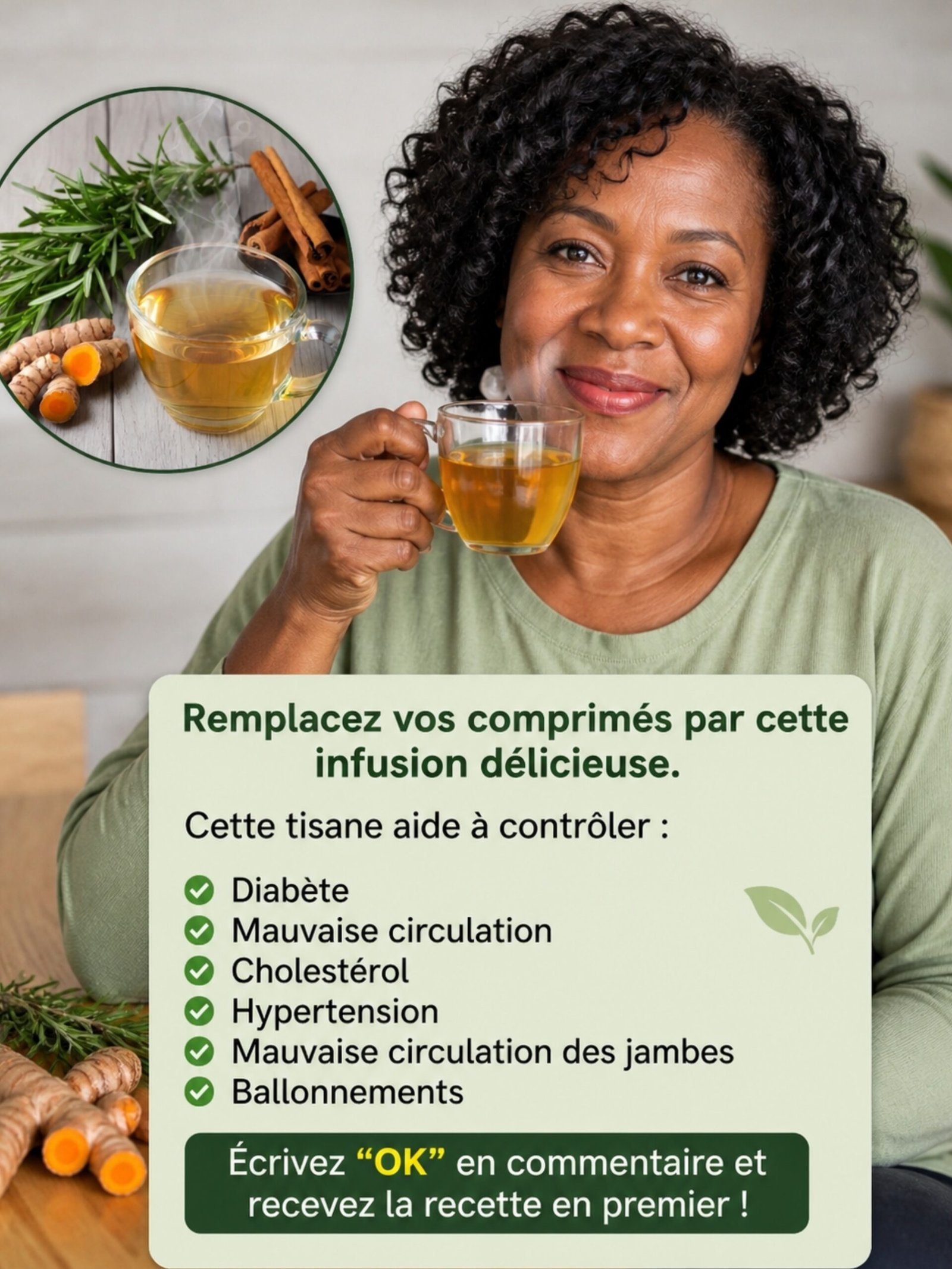 Révélation Santé : Une Tasse Par Jour de CE Mélange Secret Élimine les Jambes Lourdes et Régule Votre Glycémie Naturellement !