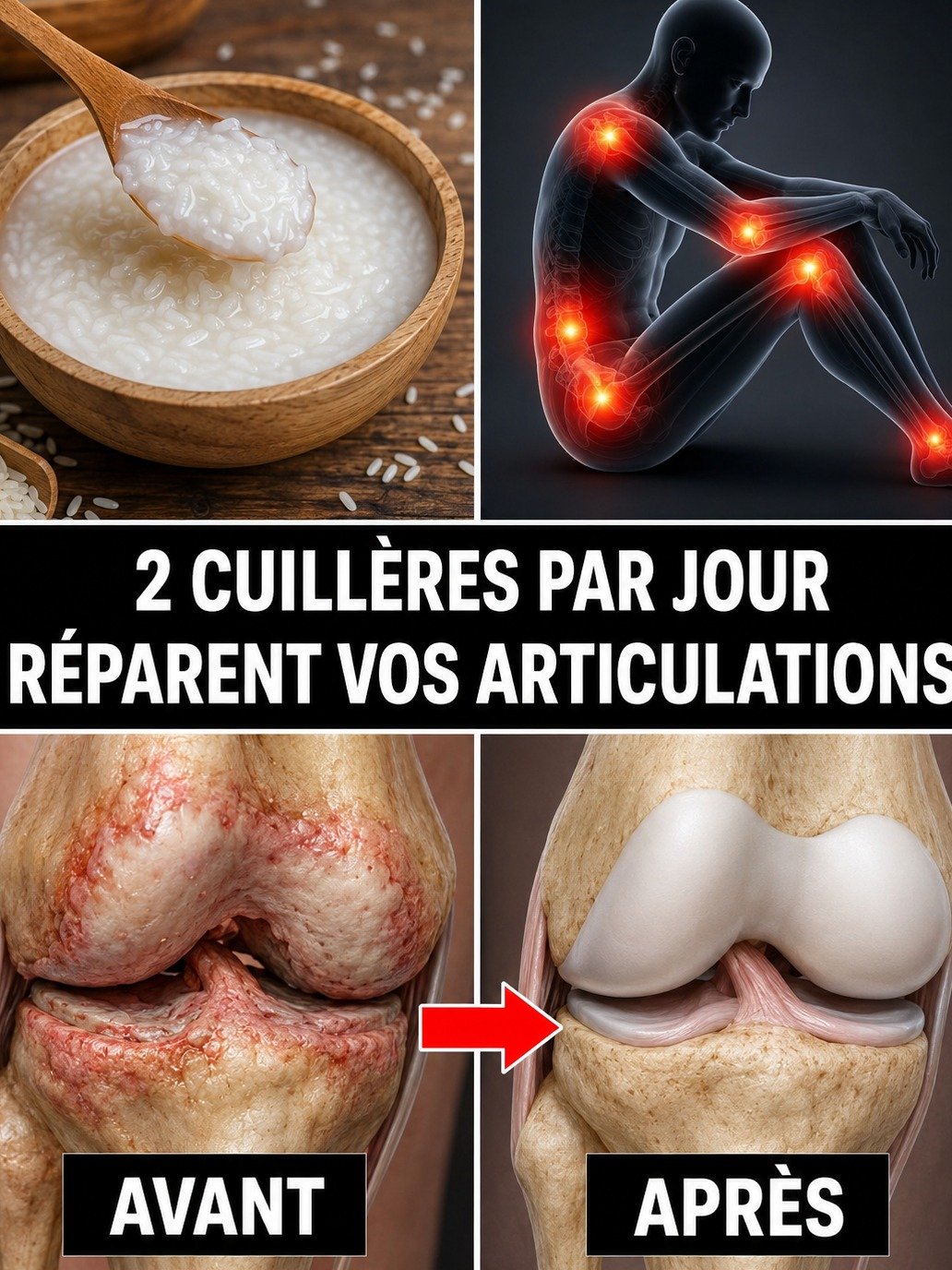 Le SEUL aliment quotidien dont vos genoux ont désespérément besoin (Les experts révèlent le secret pour un cartilage indestructible!)