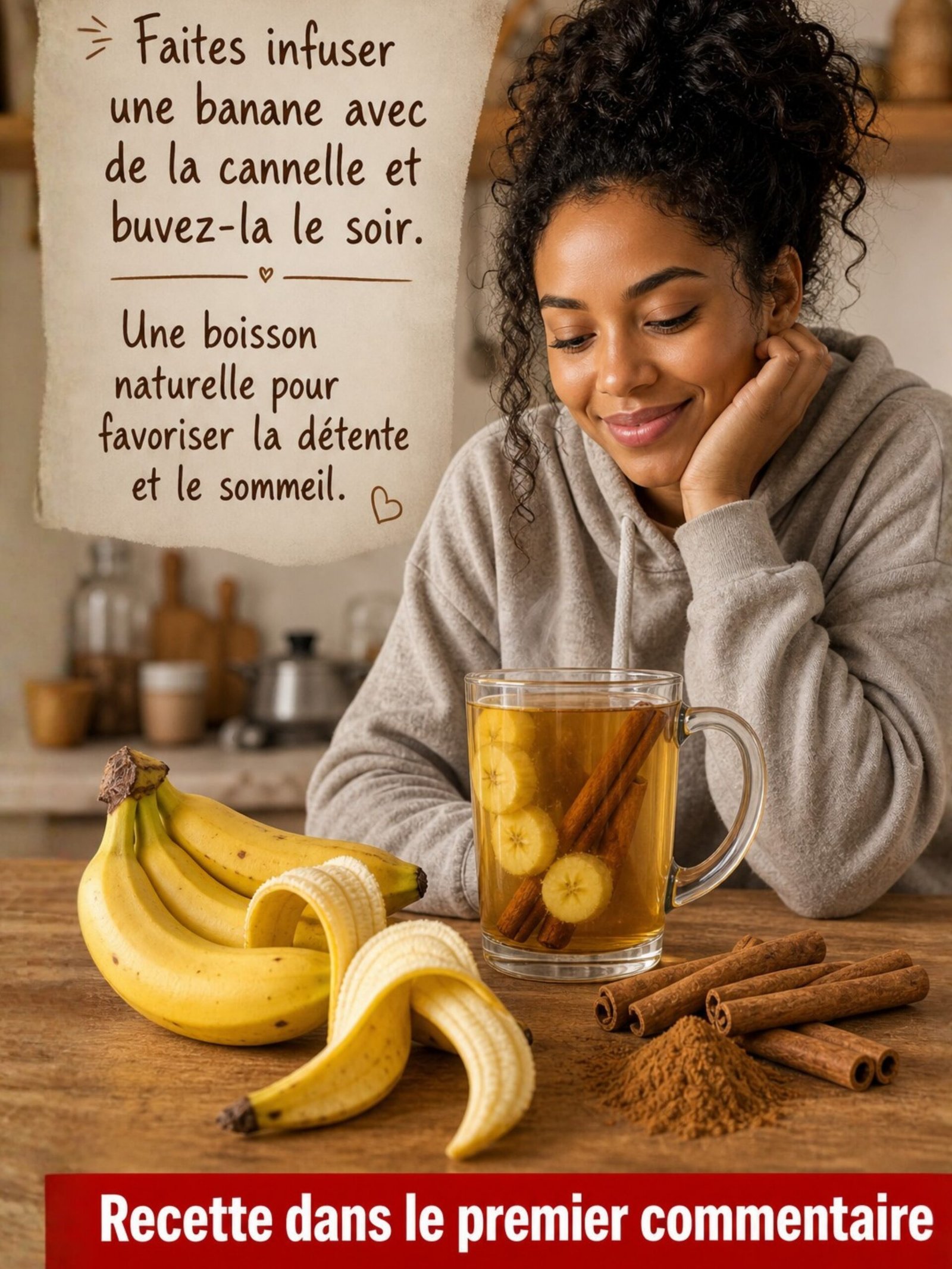Le Secret Nocturne Révélé : Buvez ce Thé Banane & Cannelle Avant de Dormir et Préparez-vous à une Transformation Incroyable de Votre Corps et de Votre Esprit !