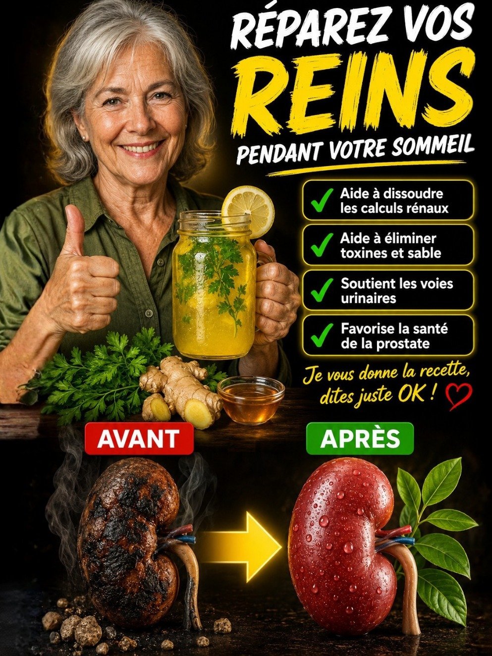 Le Secret Insoupçonné pour des Reins Revitalisés : Cette Boisson Simple Que Personne Ne Vous Révèle Encore !