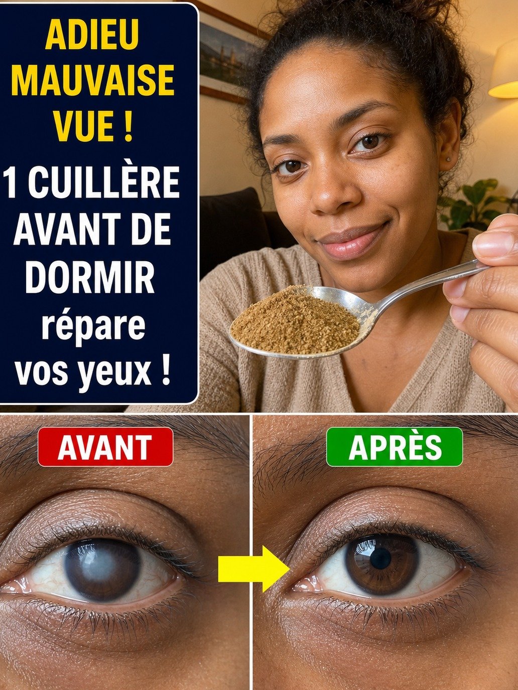 Le Secret Nocturne Révélé : Les + de 60 Ans Prennent CECI Chaque Soir et se Réveillent avec une Vision Incroyablement Nette ! (N'attendez Pas !)