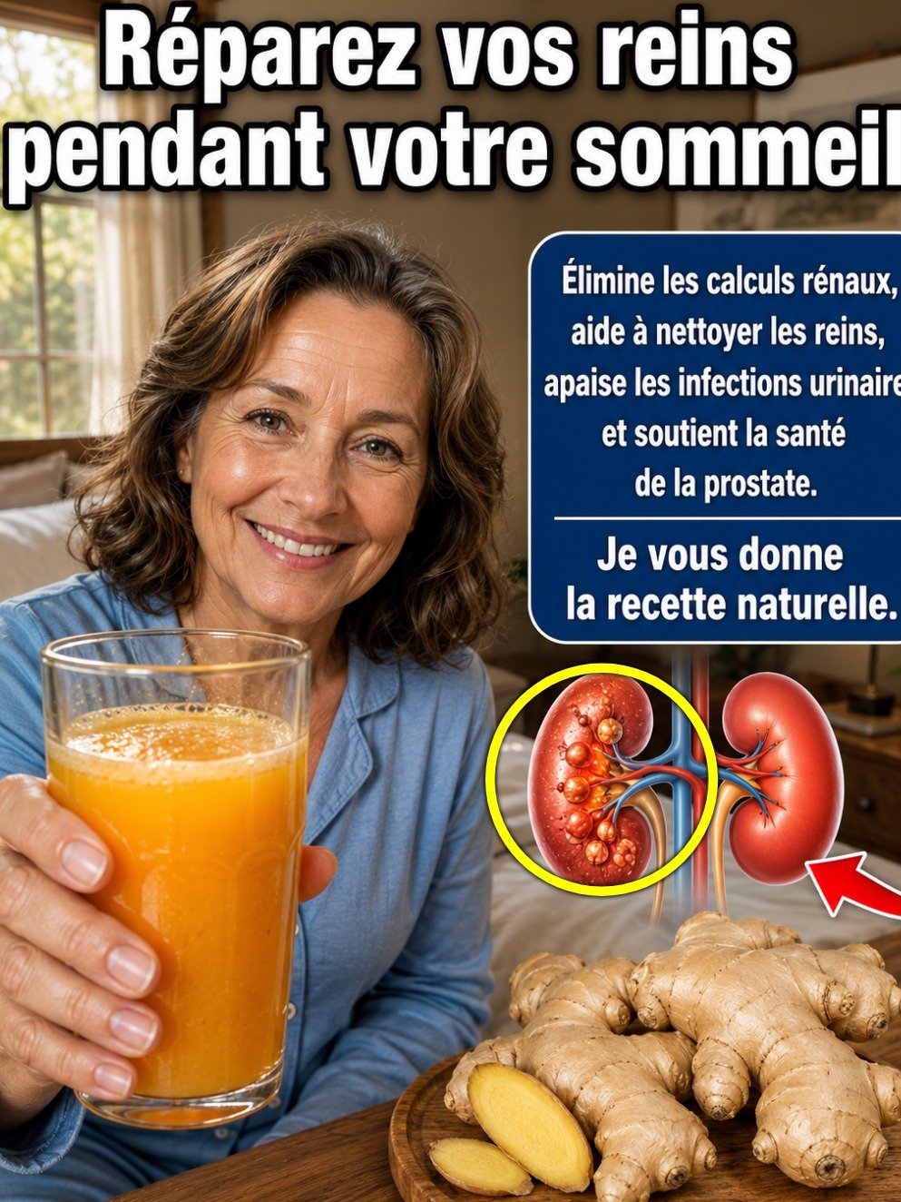 Le Secret d'un SEUL Verre par Jour pour Révolutionner la Santé de Vos Reins et de Votre Prostate ! (Ne le Manquez PAS)
