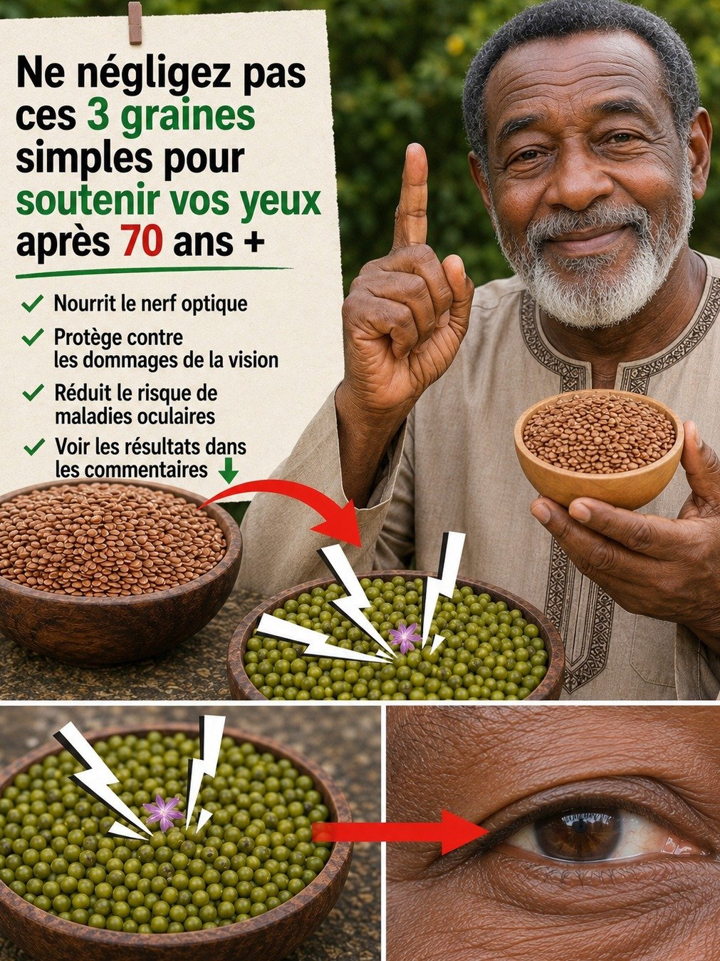 Le Secret Quotidien qui Pourrait Transformer Votre Vision Après 45 Ans : Ne Passez Pas À Côté de Cette Graine !