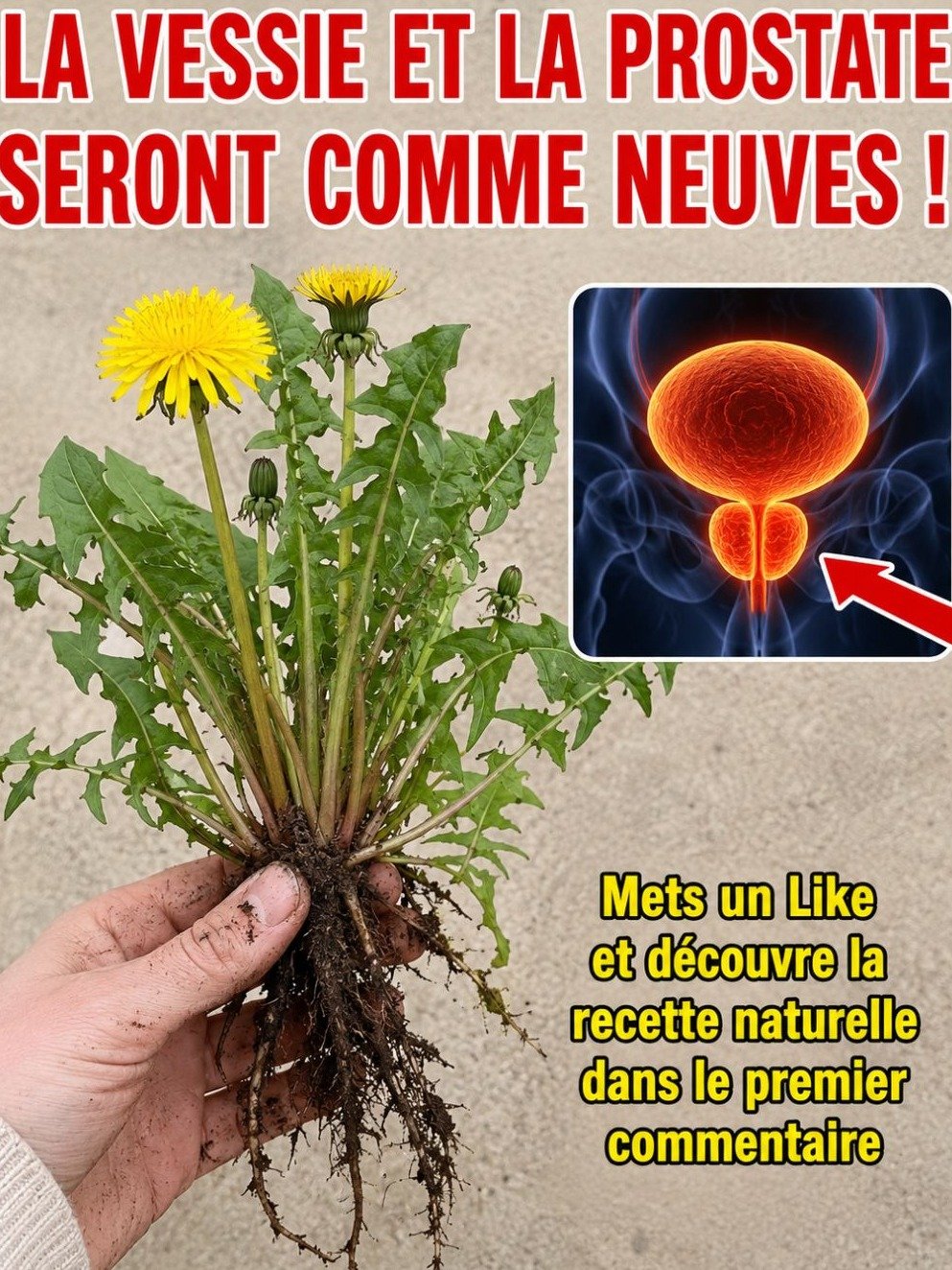 Le Pissenlit : L'Allié Naturel Oublié Qui Va Révolutionner Votre Confort Urinaire et la Santé de Votre Prostate (Les Hommes Doivent Le Savoir !)