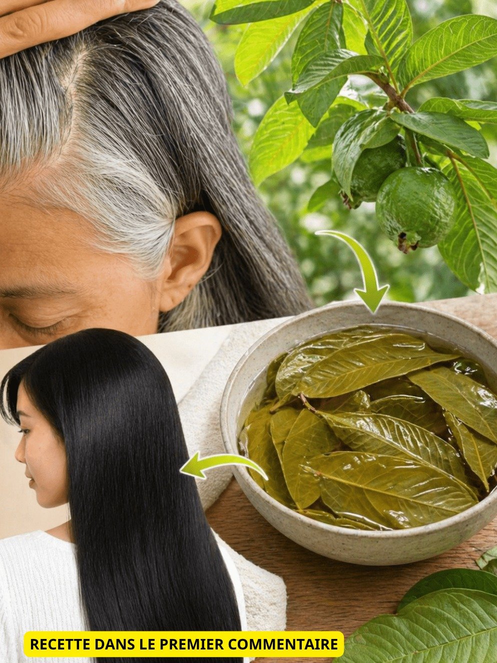Le Secret Nocturne Que Les Plus De 60 Ans DOIVENT Connaître Pour Dire Adieu Aux Cheveux Gris Sans Teinture !