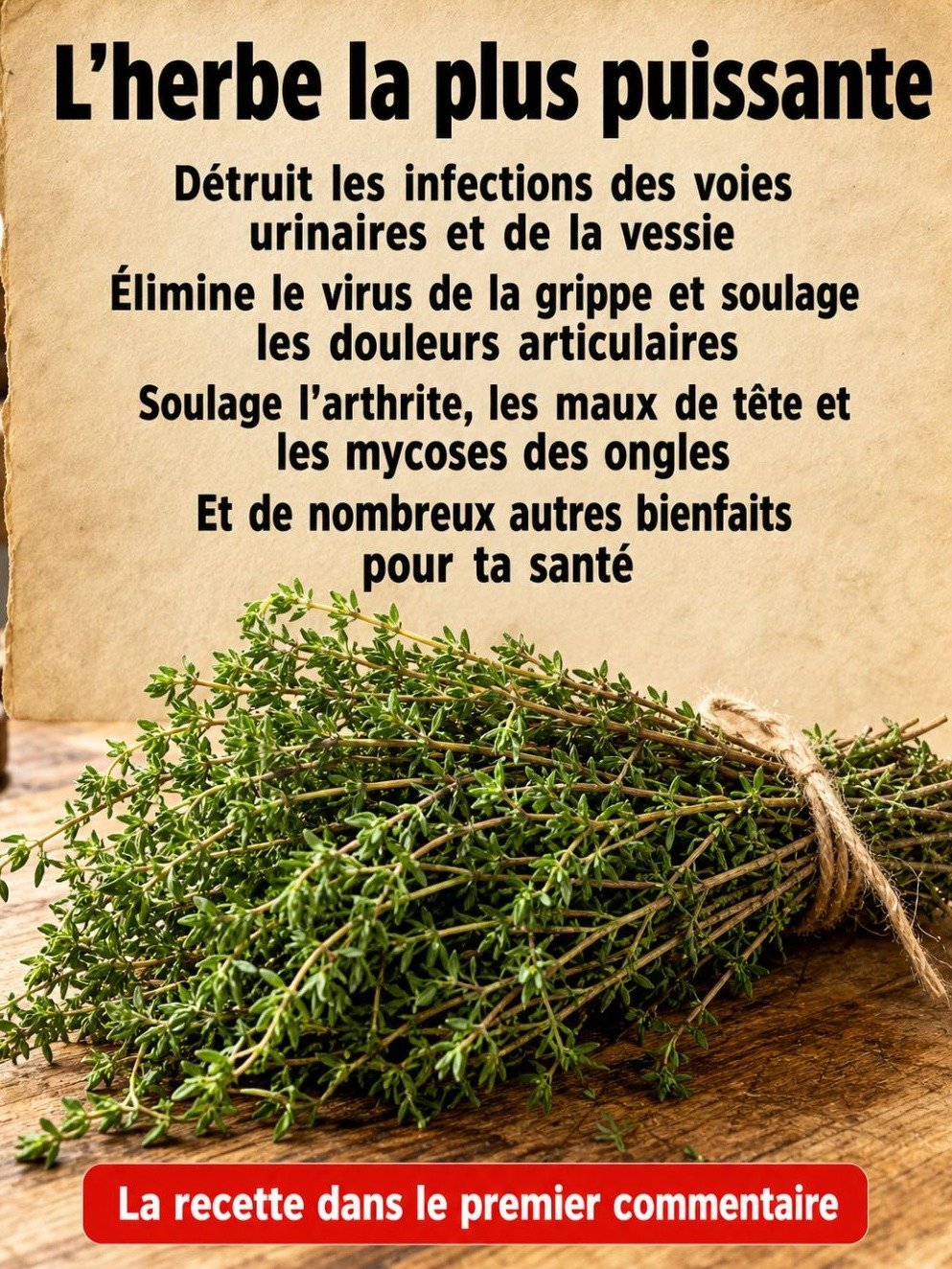 Le Thym : La Révélation Santé Qui Va Changer Votre Vie ! Découvrez Ses 7 Pouvoirs Cachés (Et Comment en Profiter DÈS AUJOURD'HUI)