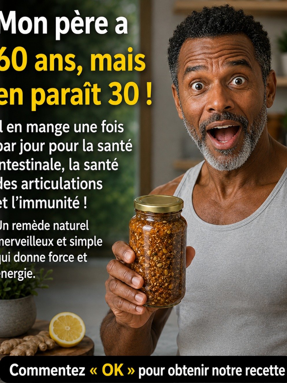 Le Secret Viral de Mon Père : Un Mélange de Graines Simple Qui a Rajeuni Son Corps de l'Intérieur !