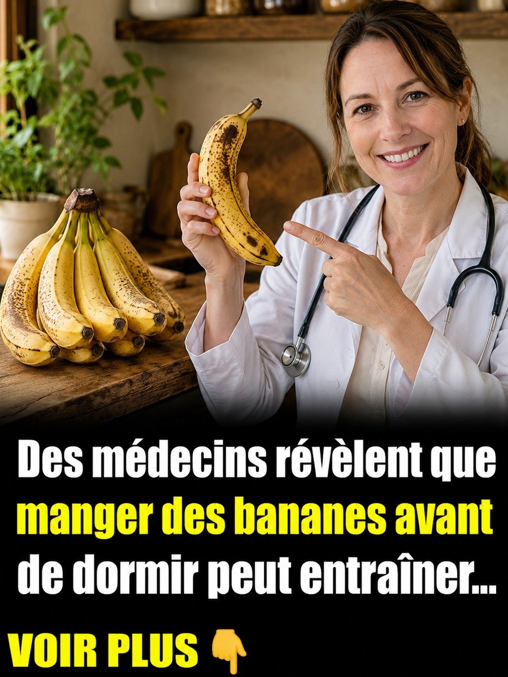 Le Secret Nocturne des Médecins : Mangez UNE banane avant de dormir et transformez vos nuits pour toujours (Ne manquez pas ça !)