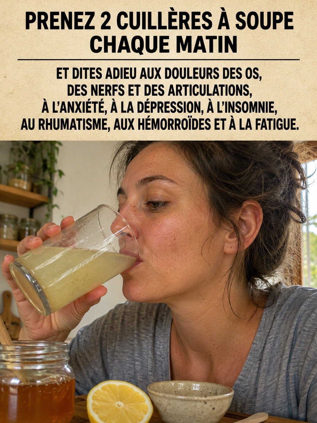 Le Secret de 2 Cuillères Chaque Matin : Révélez des Os d'Acier, des Nerfs Apaisés et une Énergie Inépuisable !