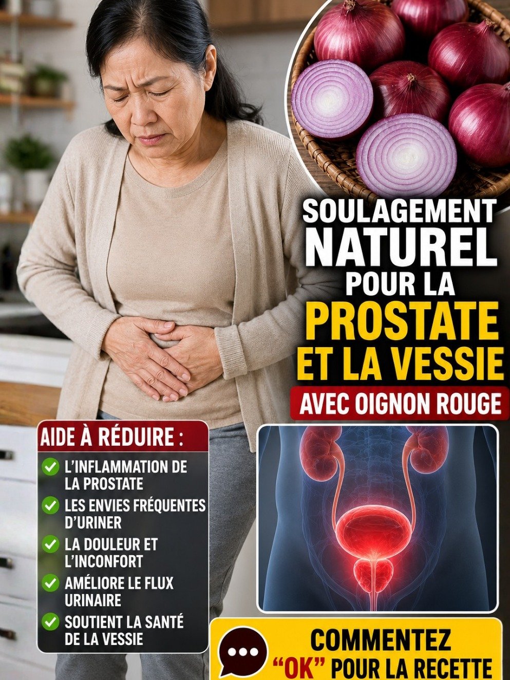 Le Secret Oublié : Un Oignon Rouge Par Jour Pour Une Prostate Et Une Vessie En Béton ? Ce que vous devez savoir maintenant !