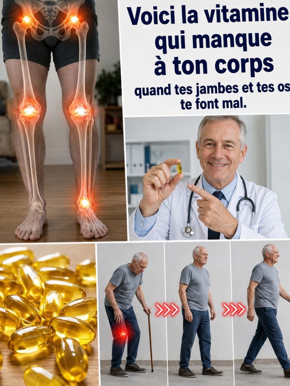 Douleurs aux Jambes et aux Os ? Le Secret Mieux Gardé Pour Les Soulager Définitivement (Vous Manquez Sûrement de ÇA !)