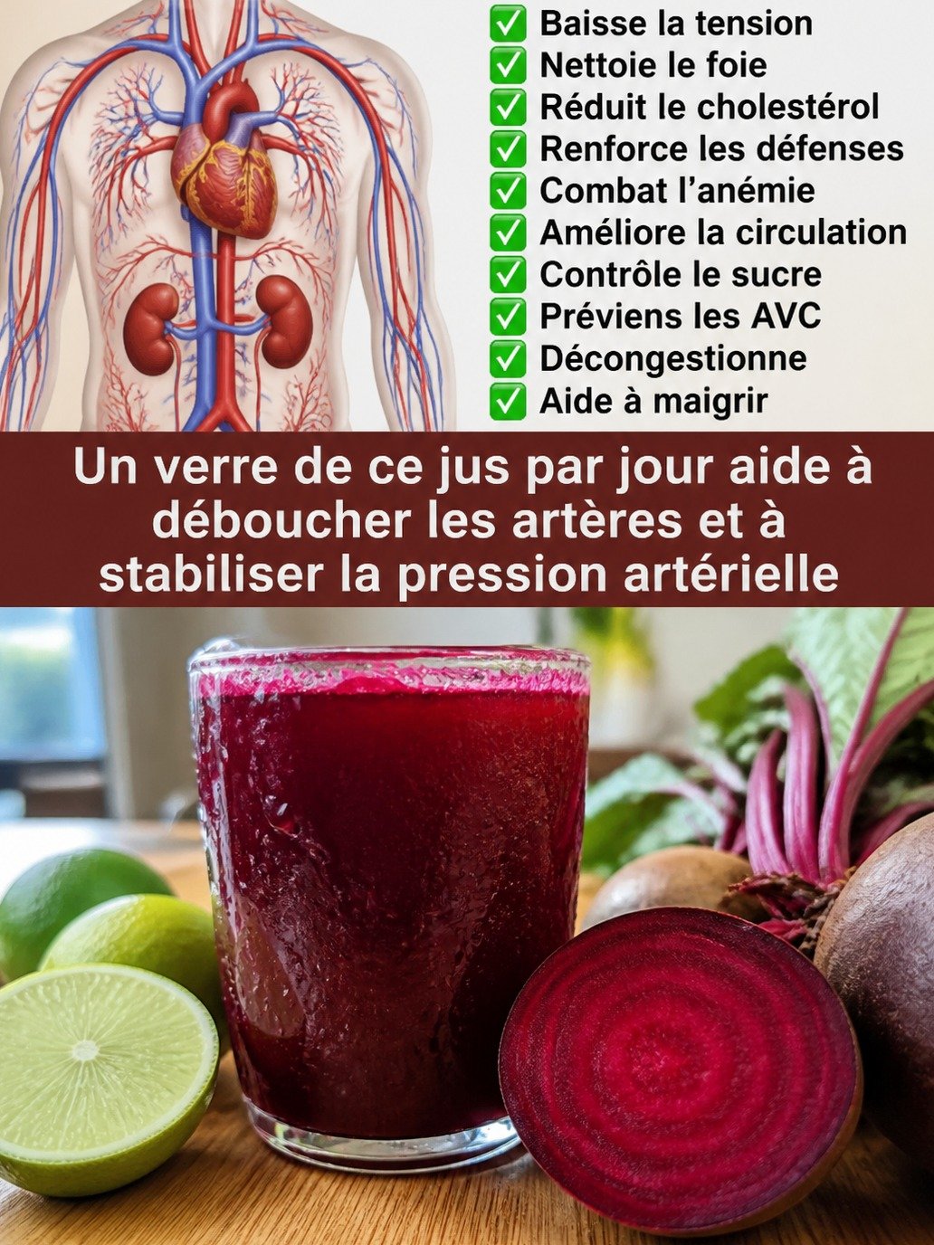 Révélation Santé : Ce Jus "Secret" à la Betterave et au Citron Fait Chuter la Tension et Détoxifie le Corps Naturellement ! (Ne Manquez Pas Ça)