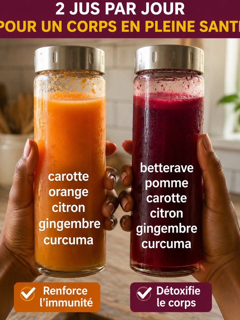 Le Secret Ultime Révélé : Ces 2 Jus Puissants Vont Transformer Votre Santé et Votre Énergie en un Temps Record !