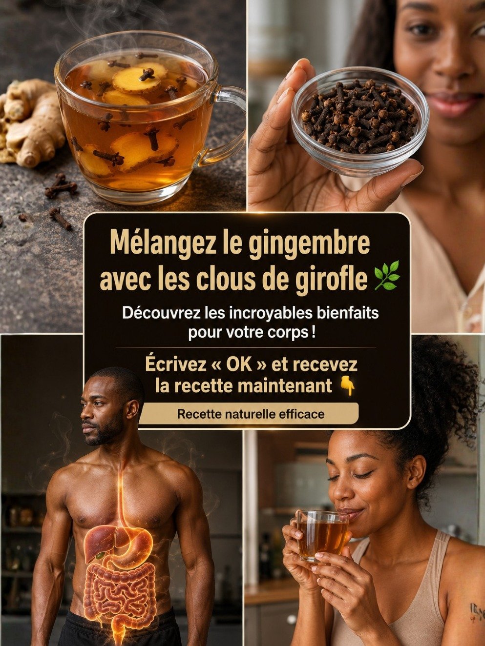 N'ignorez PLUS ce duo ! Le Gingembre et les Clous de Girofle révolutionnent votre santé : Découvrez les 22 secrets que votre corps attend (Recettes Inédites !)