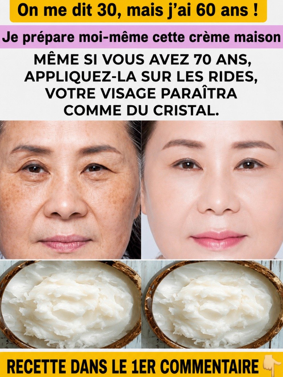 Le Secret Anti-Âge à 2€ : Cette Crème Maison au Bicarbonate Efface Rides et Taches – Votre Peau en 10 Ans de Moins !