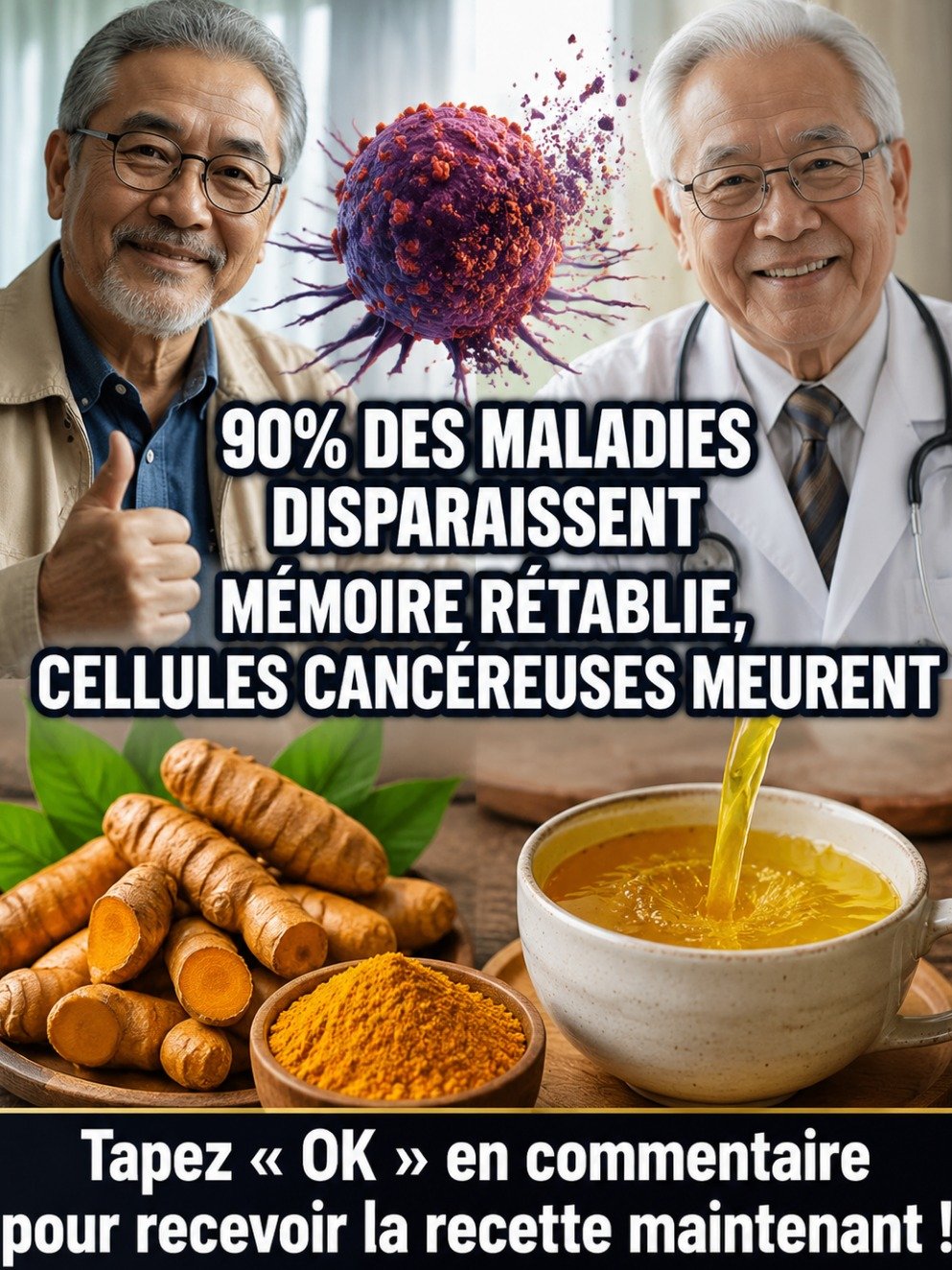 Le Secret Anti-Âge Révélé : Cette Boisson Quotidienne au Curcuma Après 60 Ans Va Révolutionner Votre Vie (et Votre Mémoire) !