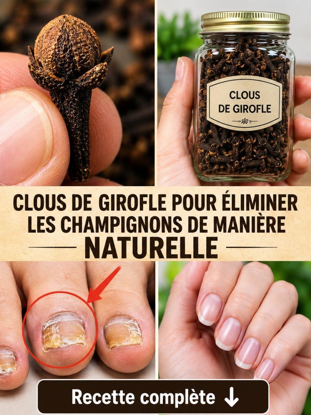 Le Secret Oublié : Éliminez les Champignons des Ongles Définitivement avec CETTE Épice Naturelle (Vos Ongles Vont Revivre !)