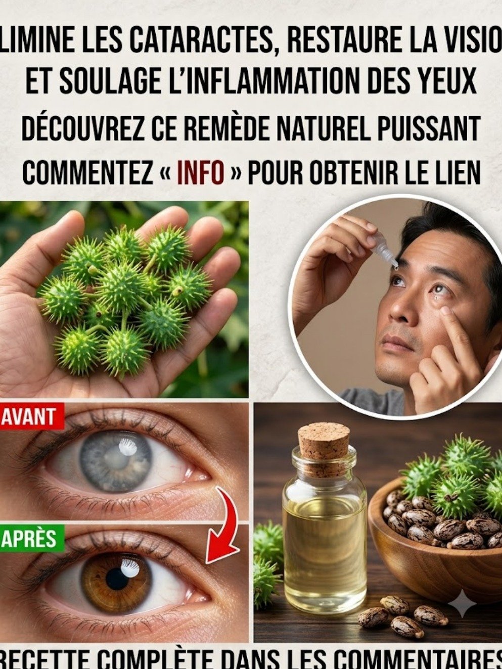 Arrêtez TOUT ! Si Vos Yeux Sont Secs et Enflammés, Ce Trio Naturel Va Vous Épater (Le Soulagement Est IMMÉDIAT)