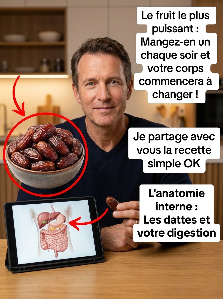 Le Rituel Secret de 3 Dattes Par Nuit : Réinitialisez Votre Corps de Façon Étonnante (Vous Ne Le Sentez Pas Venir !)