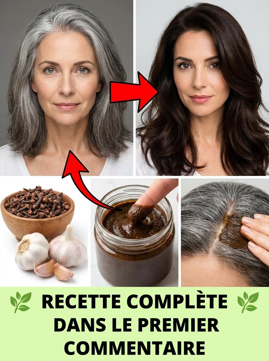 Adieu Cheveux Gris ! Cette Astuce Naturelle au Clou de Girofle et à l'Ail Va Révolutionner Votre Routine Capillaire (5 Recettes Simples à Faire Chez Vous) ✨
