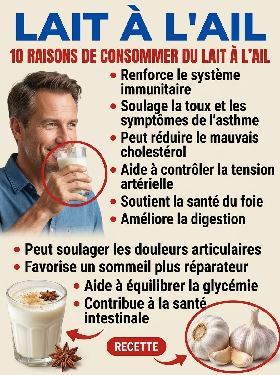 Le Secret Millénaire pour une Santé de Fer : 10 Bienfaits du Lait à l'Ail que PERSONNE ne vous a révélés (Recette Facile Inclus) !