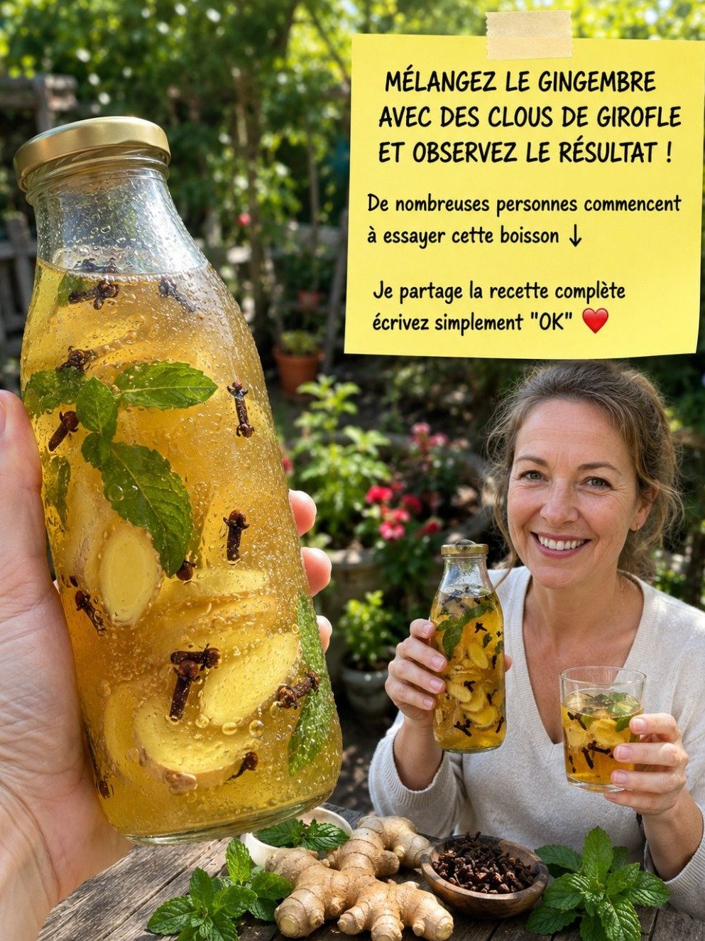 Le Secret Millénaire Révélé : Mélangez Gingembre et Clous de Girofle et Découvrez Comment Votre Corps Va Se Transformer !