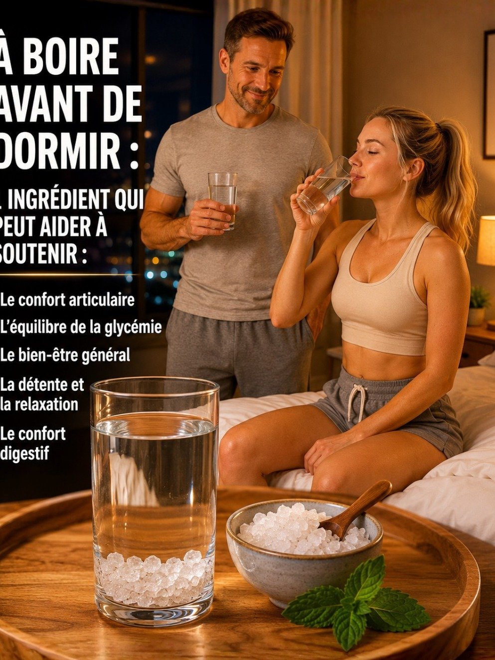 Le Rituel Nocturne Ultime : Cette Boisson Minérale Simple Va Révolutionner Votre Sommeil Profond DÈS CE SOIR !