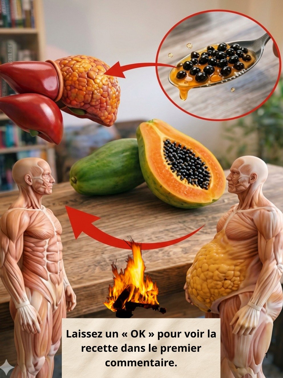 🔴 Le Secret Que Personne Ne Vous Dit : 7 Jours Pour Transformer Votre Foie et Faire Fondre la Graisse Abdominale avec les Graines de Papaye !