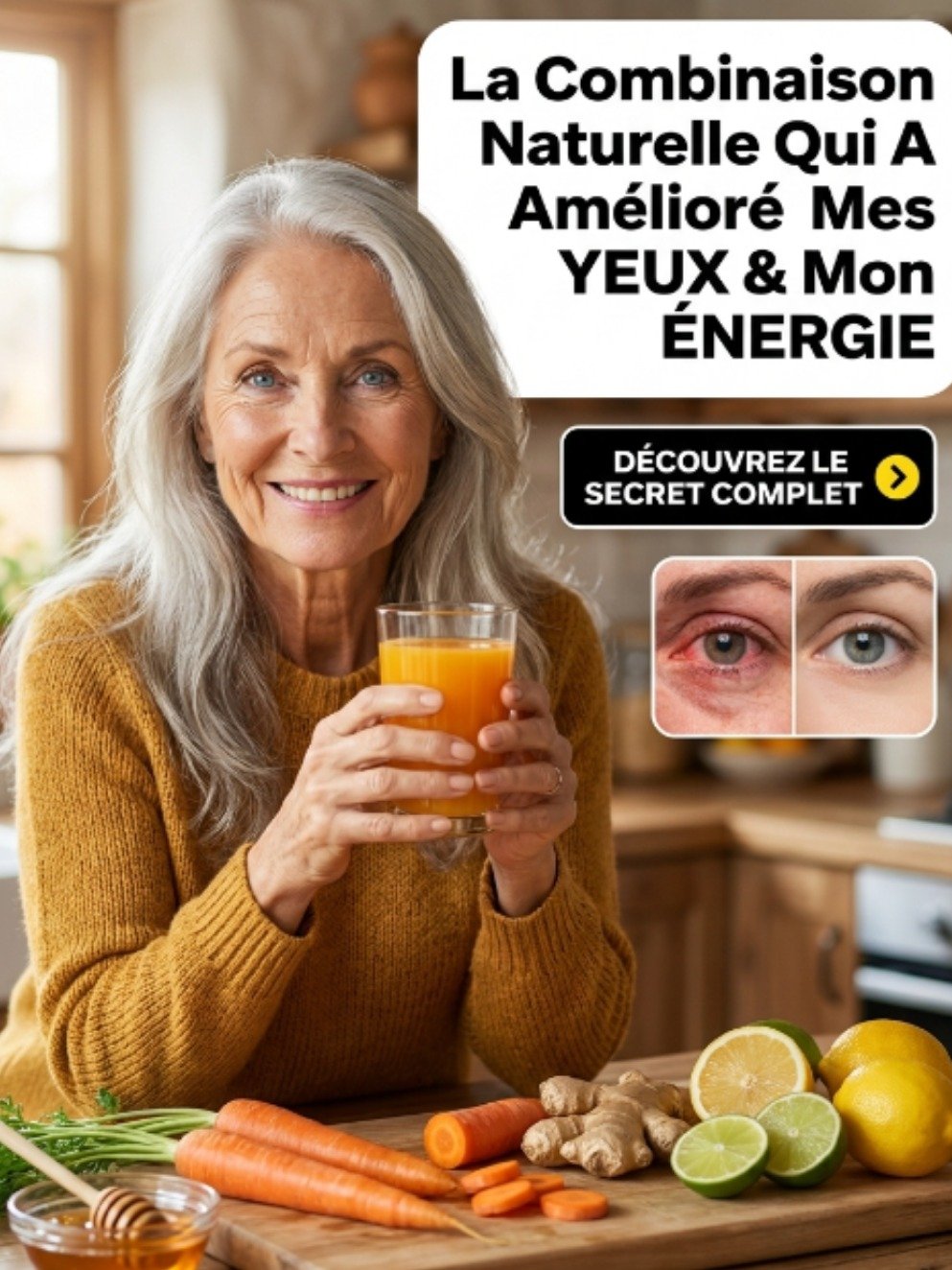 Le Secret Doré pour des Yeux Éclatants : Pourquoi Vous Devez Boire CE Jus AVANT QU'IL NE SOIT TROP TARD (et l'erreur fatale à éviter) !