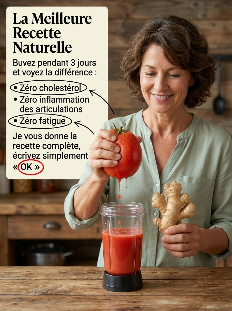Le Secret de 3 Minutes : Buvez CE Mélange Rouge Chaque Matin et Regardez Votre Circulation Sanguine Se Transformer !