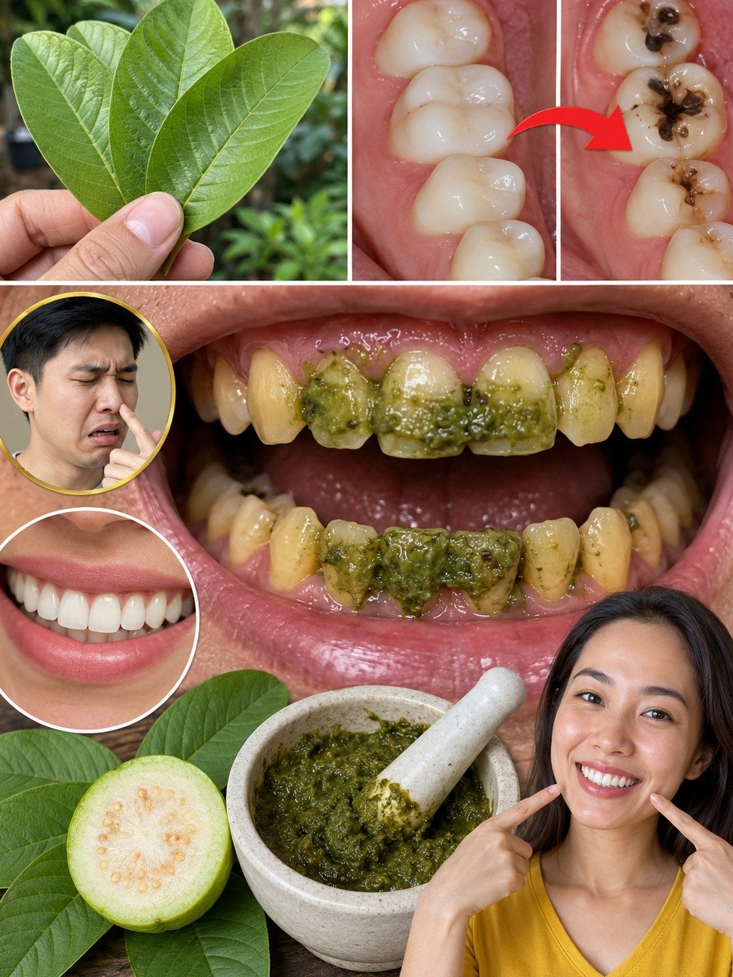 Le Secret ANTI-CARIES que votre dentiste ne vous révélera jamais : 3 remèdes aux feuilles de goyave pour des dents saines à vie !