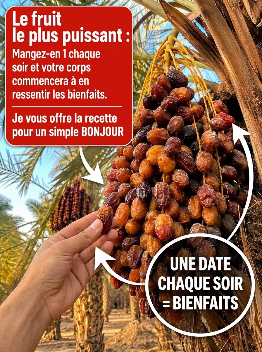 3 Dattes Par Jour : Le Secret Simple Pour une Énergie Incroyable et une Digestion au Top (Vous Ne Le Croirez Pas !)